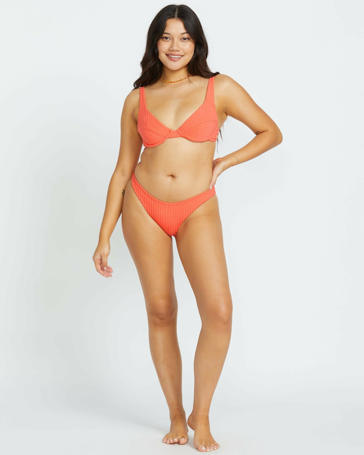 Billabong In The Loop Marina Underwire Bikini Top - Papaya