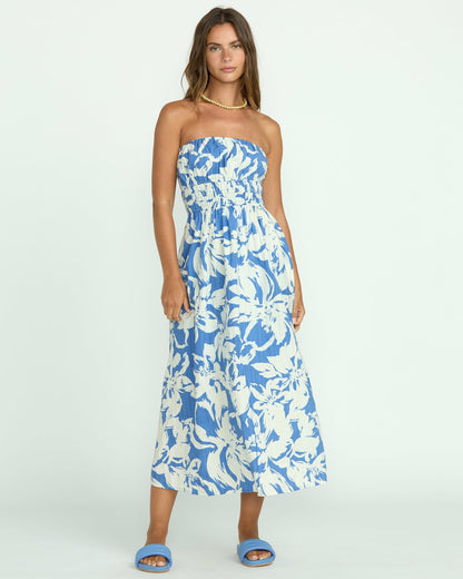 Billabong In The Sky Midi Dress - True Blue