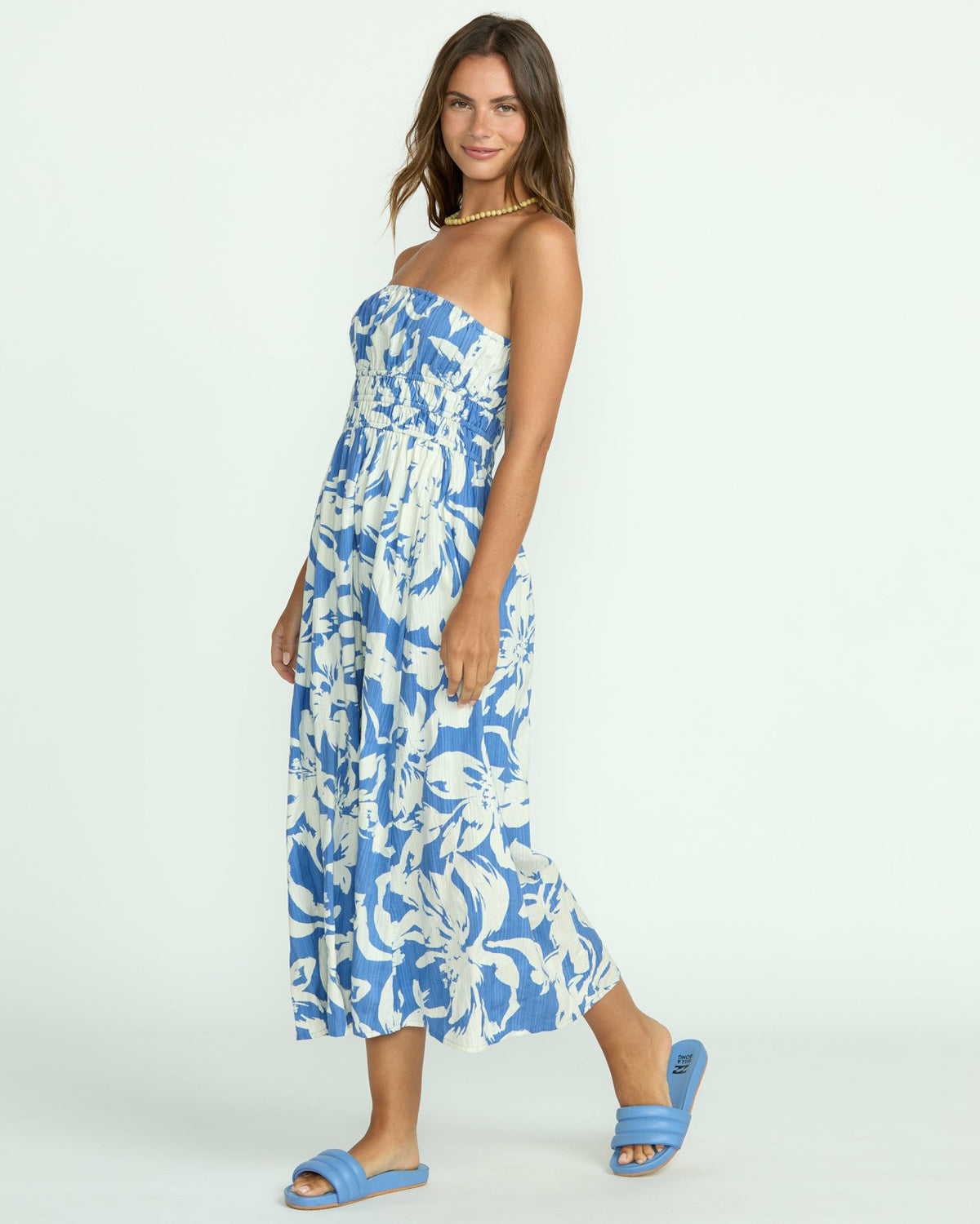 Billabong In The Sky Midi Dress - True Blue