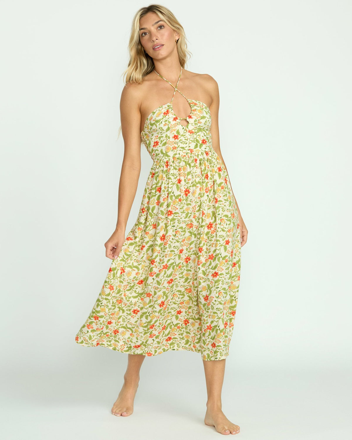 Billabong In Your Heart Midi Dress - Multi