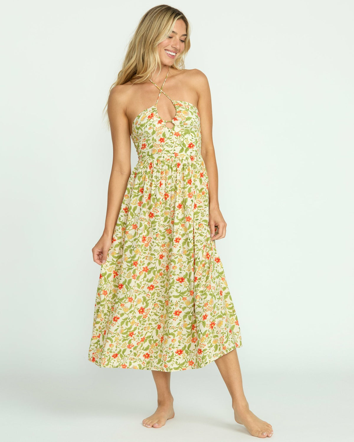 Billabong In Your Heart Midi Dress - Multi