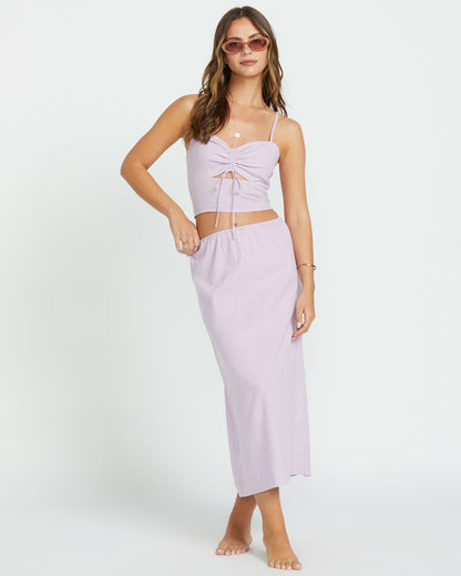 Billabong Keep It Simple Skirt - Amethyst Smoke