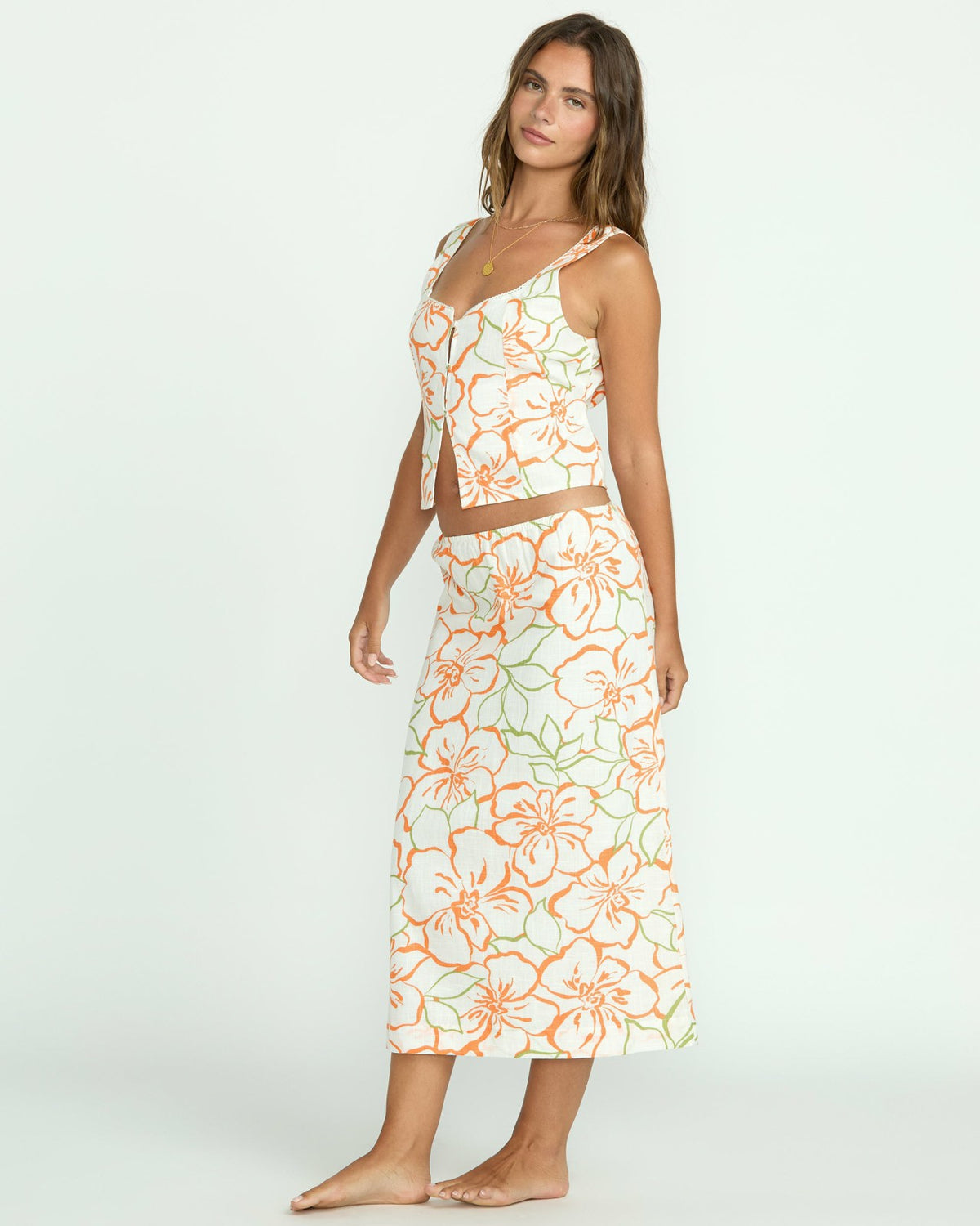 Billabong Keep It Simple Skirt - Salt Crystal