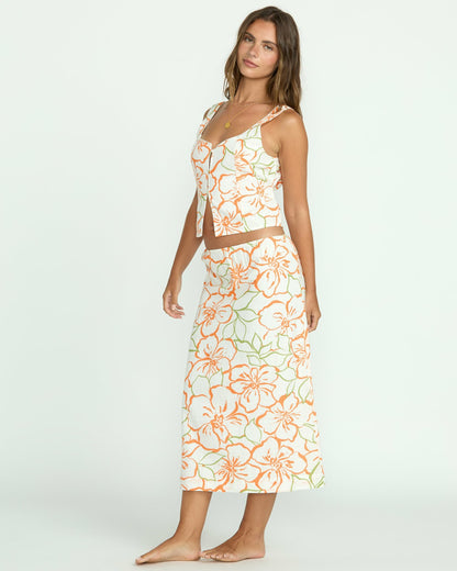 Billabong Keep It Simple Skirt - Salt Crystal