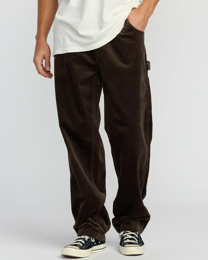 Billabong Larry Cord Garage Pants - Chocolate
