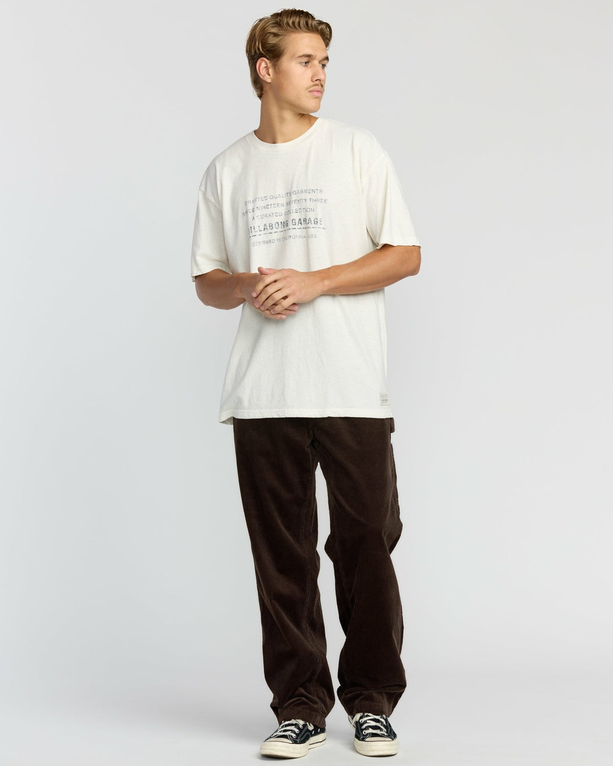Billabong Larry Cord Garage Pants - Chocolate