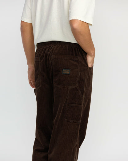 Billabong Larry Cord Garage Pants - Chocolate