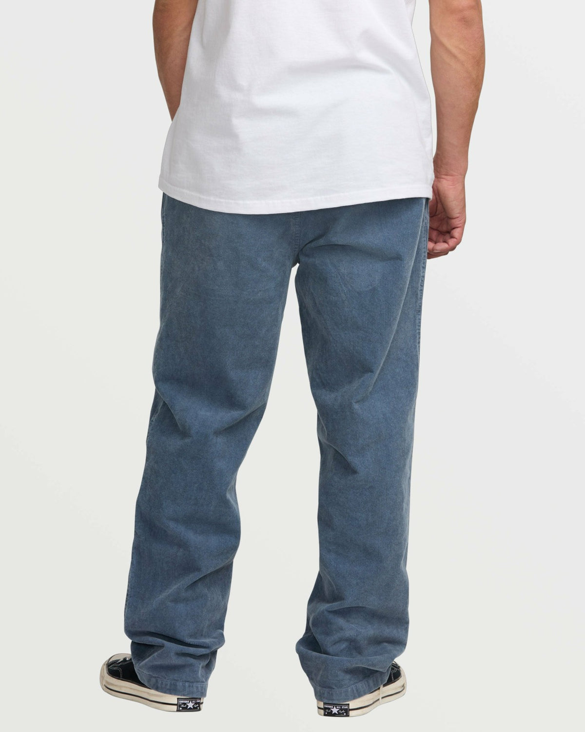 Billabong Larry Elastic Waist Corduroy Pants - Slate Blue
