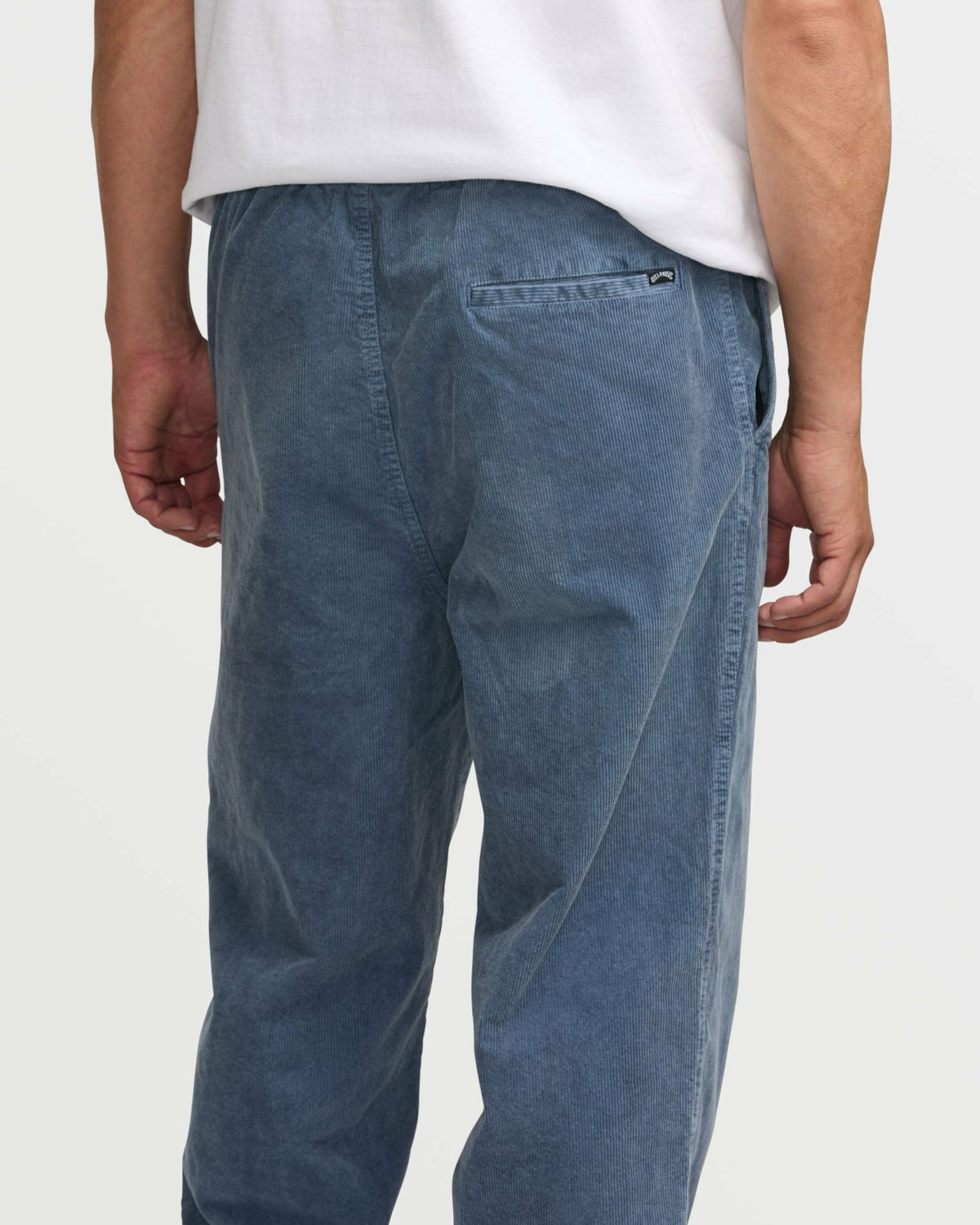 Billabong Larry Elastic Waist Corduroy Pants - Slate Blue