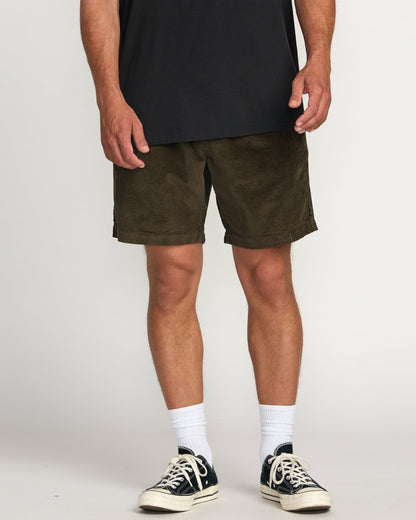 Billabong Larry Laybacks 19" Cord Shorts - Brown