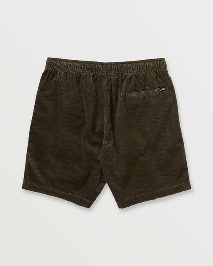 Billabong Larry Laybacks 19" Cord Shorts - Brown
