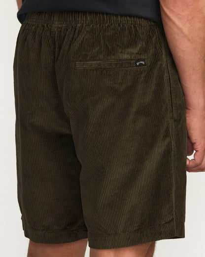 Billabong Larry Laybacks 19" Cord Shorts - Brown