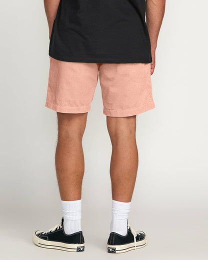 Billabong Larry Laybacks 19" Cord Shorts - Dusty Pink