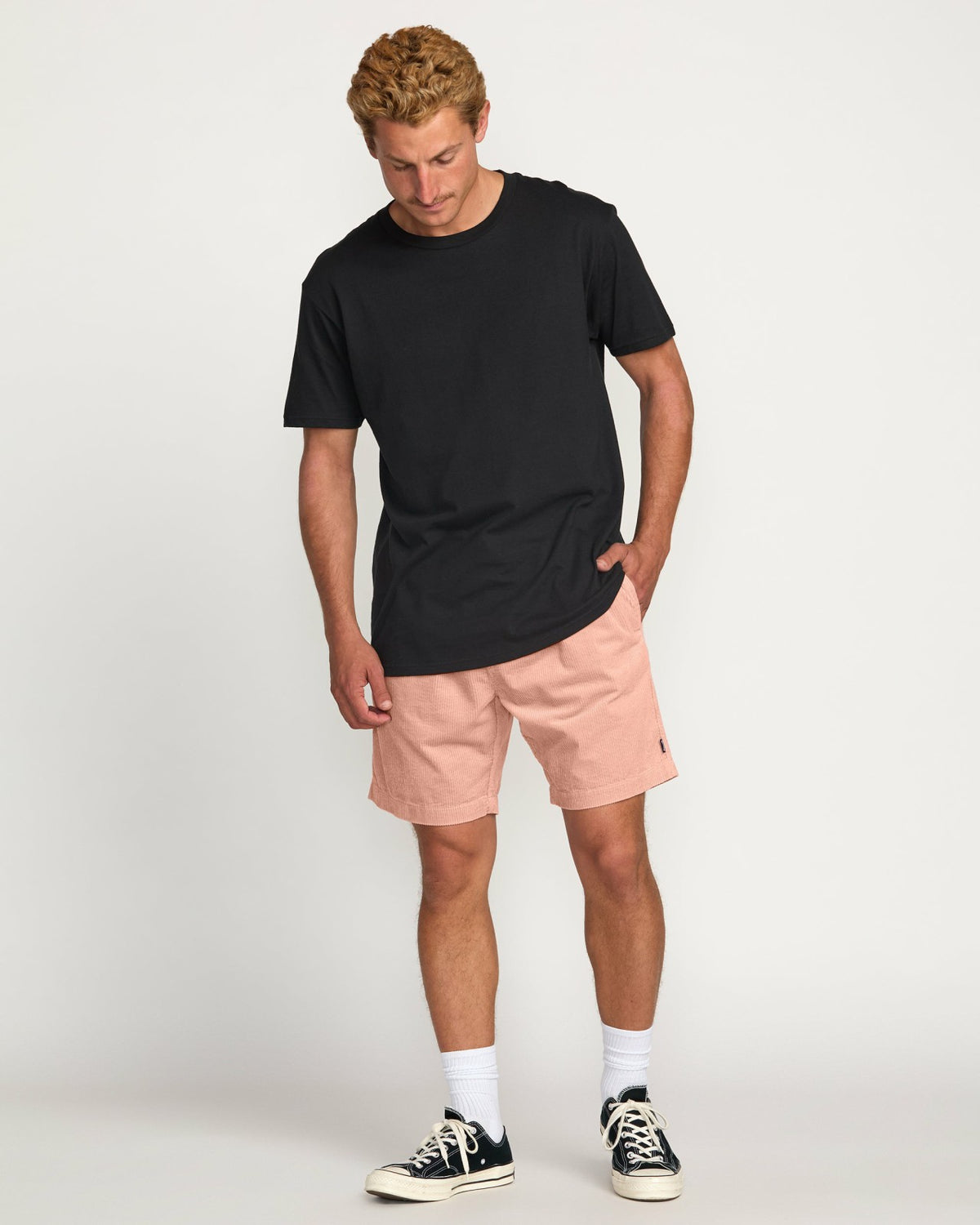 Billabong Larry Laybacks 19" Cord Shorts - Dusty Pink