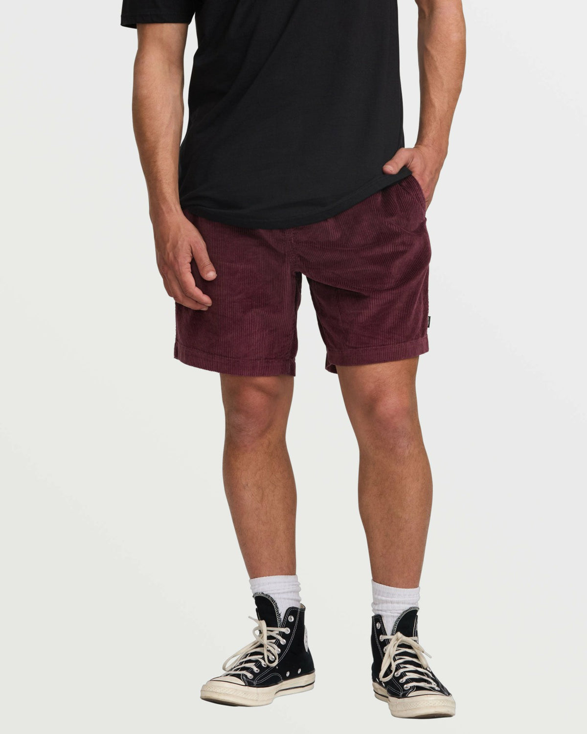 Billabong Larry Laybacks 19" Cord Shorts - Plum