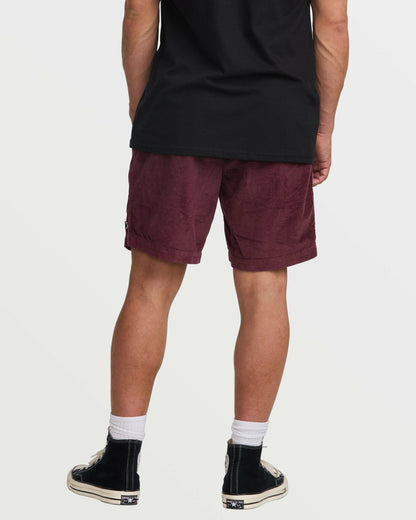 Billabong Larry Laybacks 19" Cord Shorts - Plum