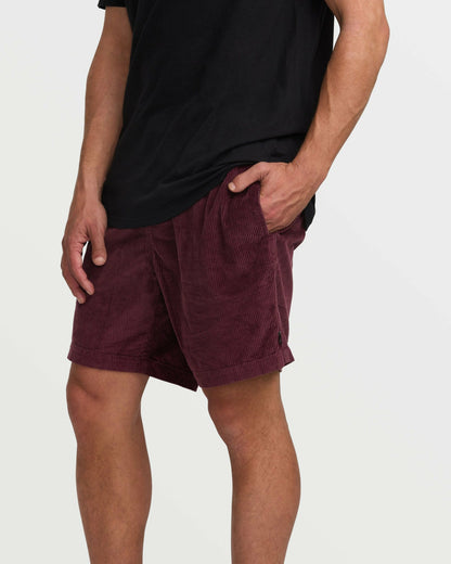 Billabong Larry Laybacks 19" Cord Shorts - Plum