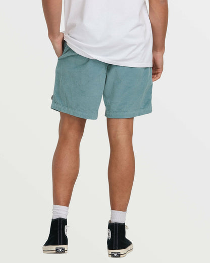 Billabong Larry Laybacks 19" Cord Shorts - Washed Blue