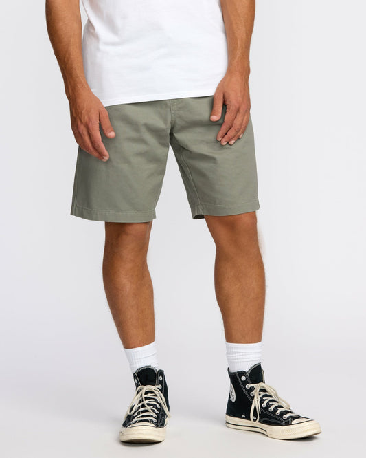 Billabong Larry Laybacks 19" Twill Shorts - Green Ash