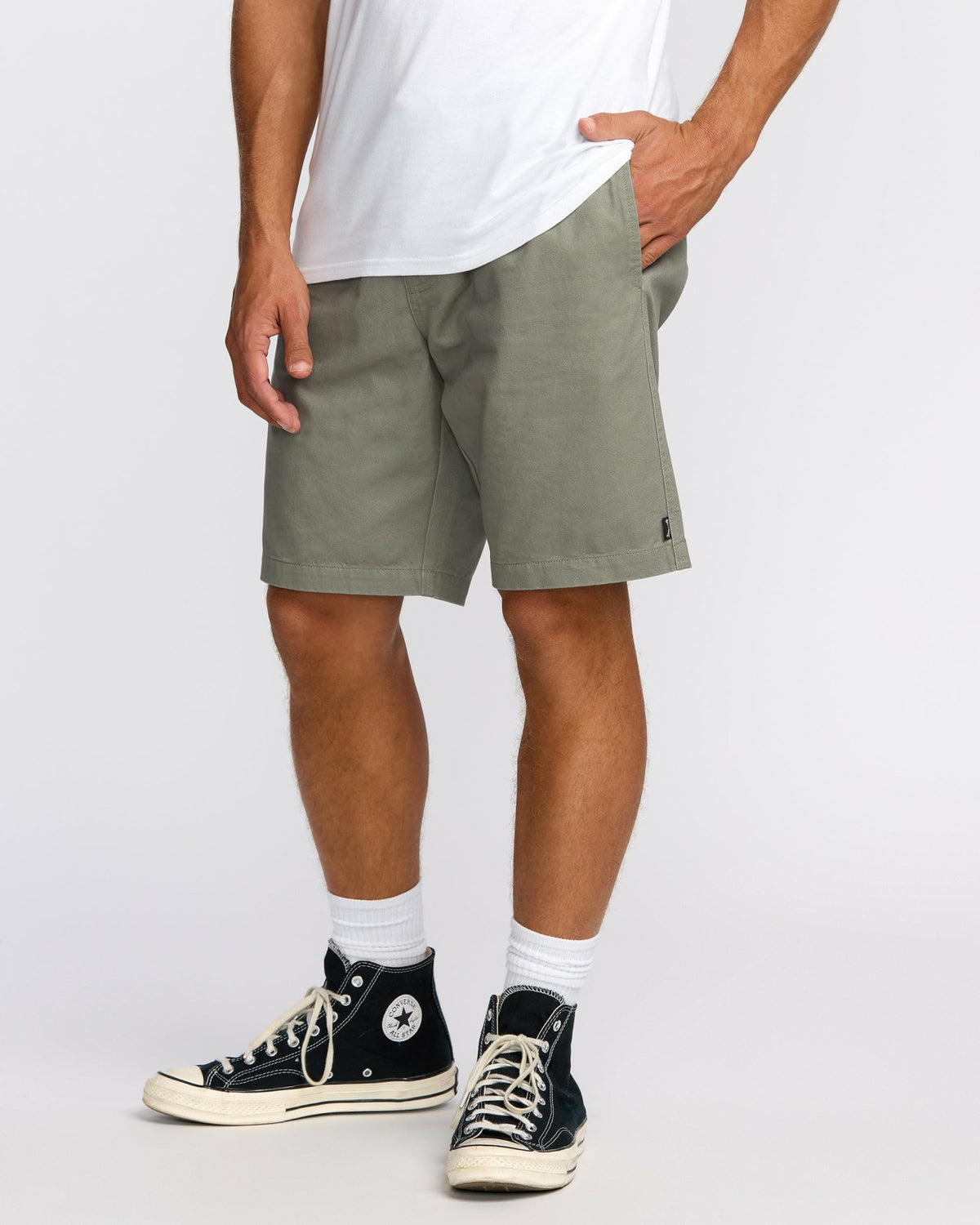 Billabong Larry Laybacks 19" Twill Shorts - Green Ash
