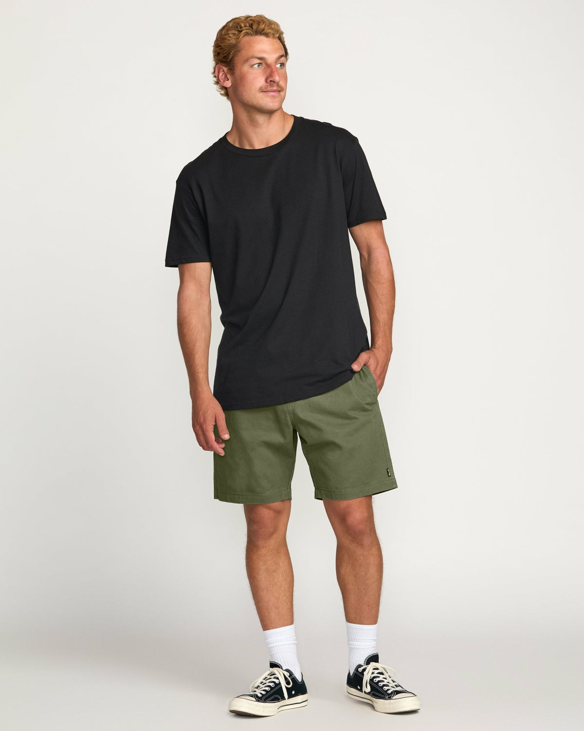 Billabong Larry Laybacks 19" Twill Shorts - Olive