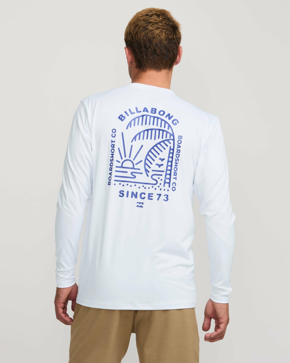 Billabong Last Night Loose Fit Long Sleeve Surf Tee - White