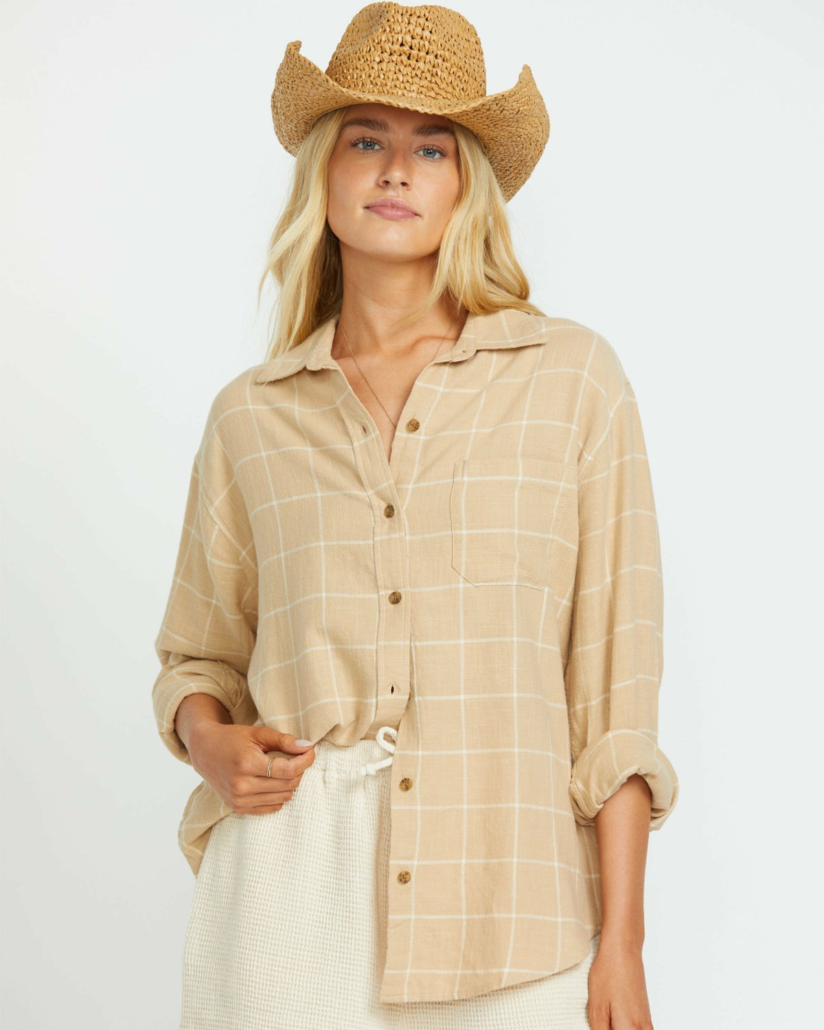 Billabong Layer Up Long Sleeve Shirt - Khaki