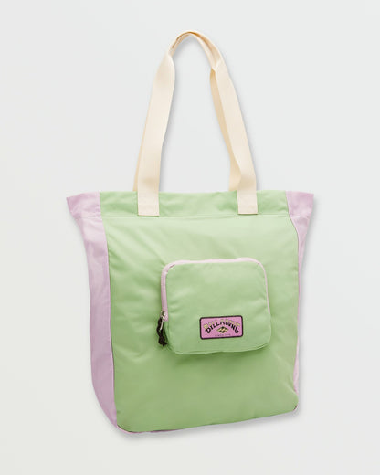 Billabong Lightweight Packable Tote Bag - Pistachio