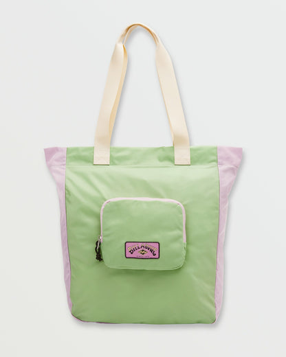 Billabong Lightweight Packable Tote Bag - Pistachio