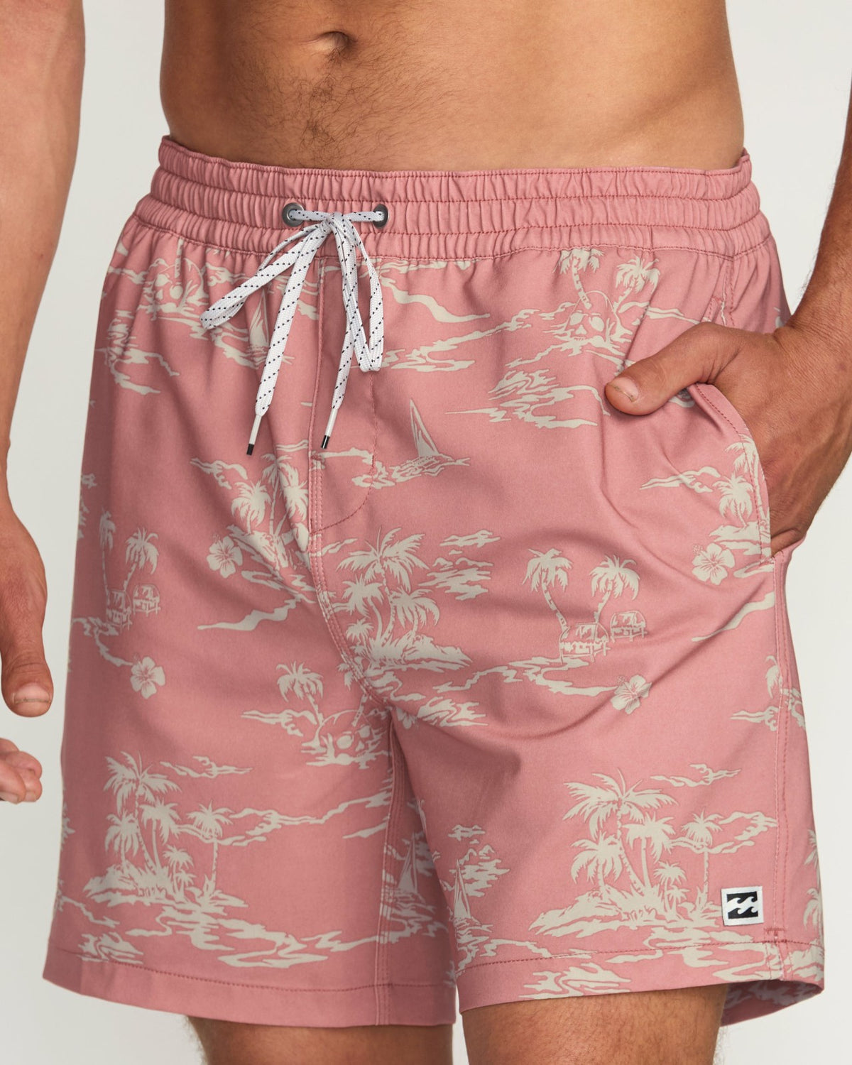Billabong Lineup Laybacks 16" Trunks - Dusty Rose