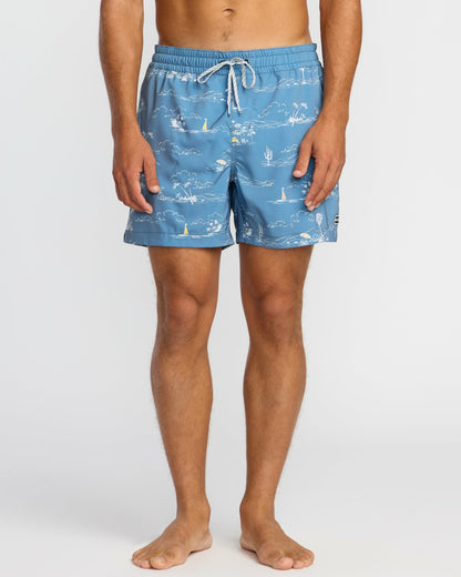 Billabong Lineup Laybacks 16" Trunks - Steel Blue