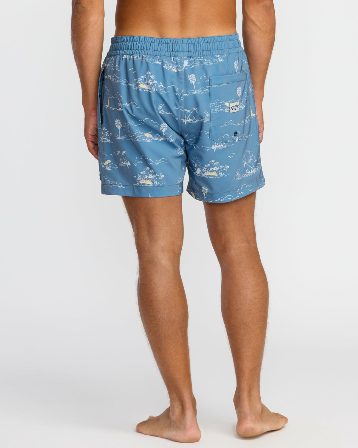 Billabong Lineup Laybacks 16" Trunks - Steel Blue