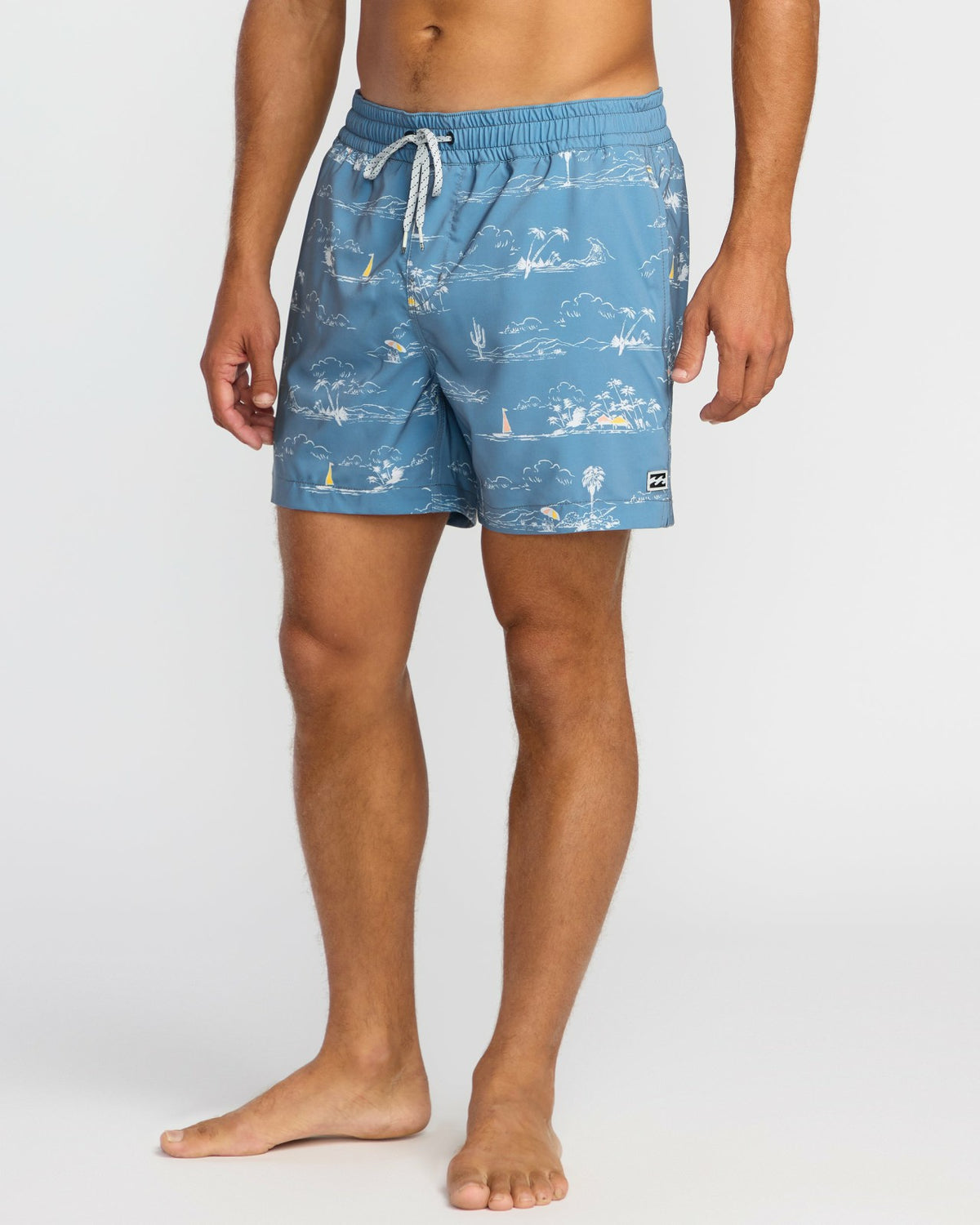 Billabong Lineup Laybacks 16" Trunks - Steel Blue
