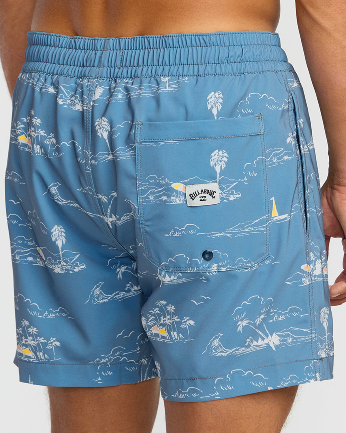 Billabong Lineup Laybacks 16" Trunks - Steel Blue