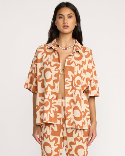Billabong Lost Waves Short Sleeve T-Shirt - Sunburnt