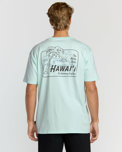 Billabong Lounge Hi Premium Short Sleeve T-Shirt - Sea Glass