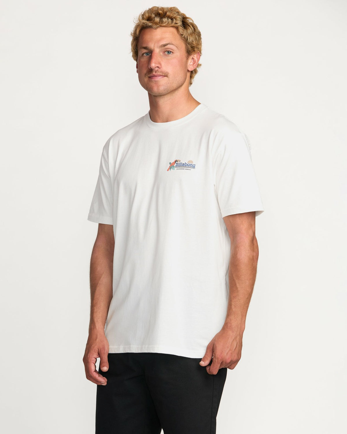 Billabong Lounge Premium Tee - Off White