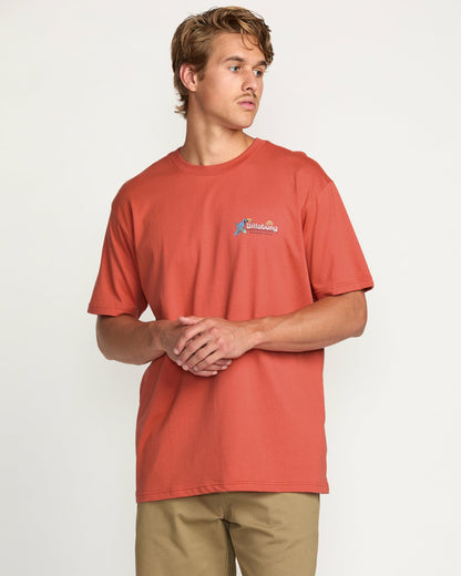 Billabong Lounge Premium Tee - Washed Red