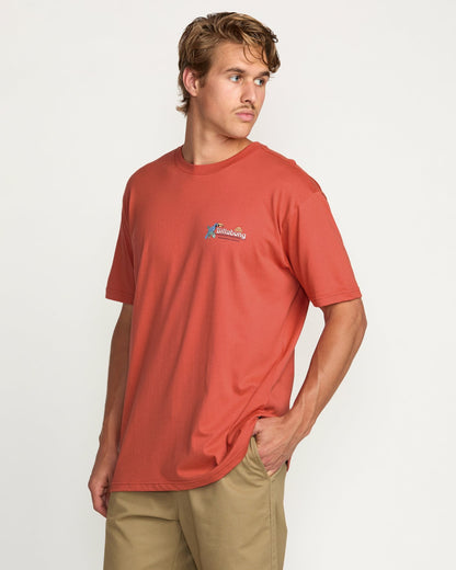 Billabong Lounge Premium Tee - Washed Red