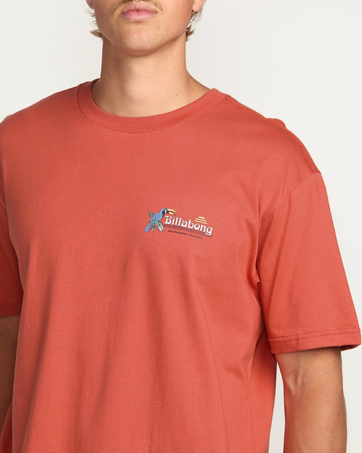 Billabong Lounge Premium Tee - Washed Red