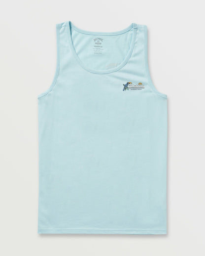 Billabong Lounge Premium Tank - Coastal Blue