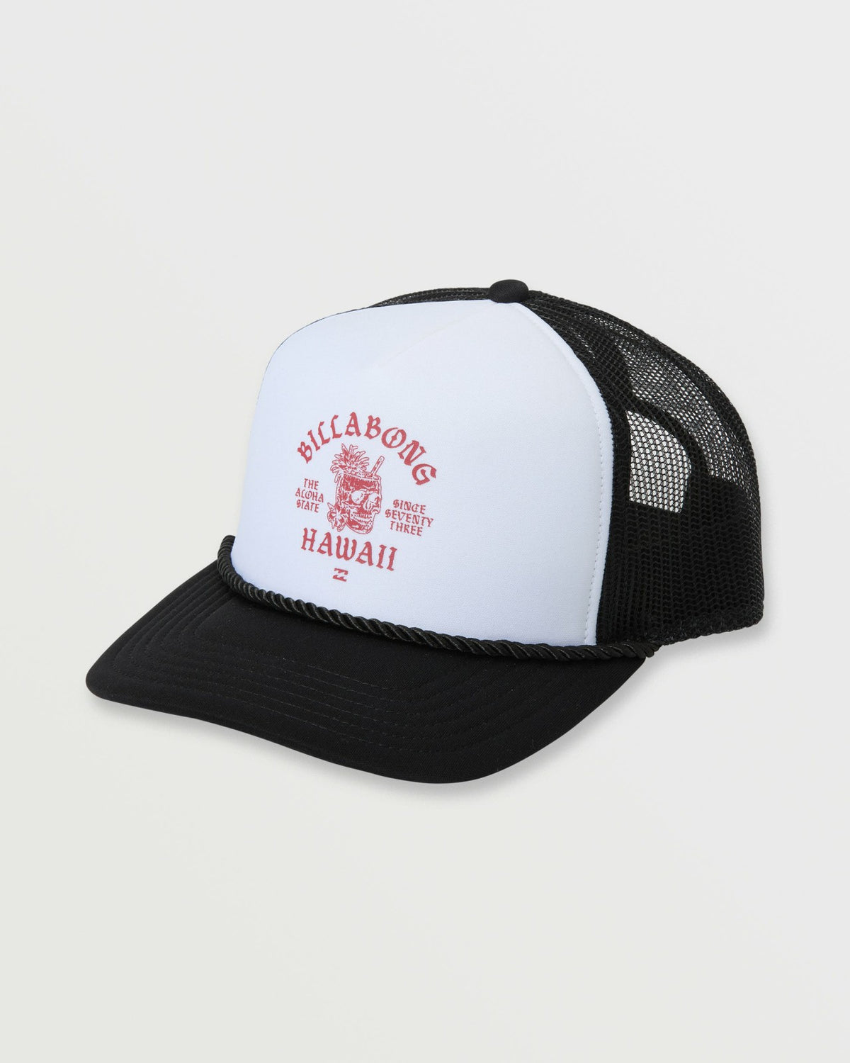 Billabong Mai Tai Hi Foam Trucker Hat - Black White