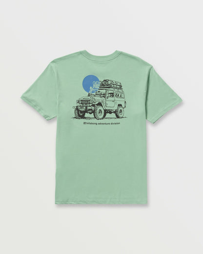 Billabong Making Tracks A/Div Tee - Mist Green