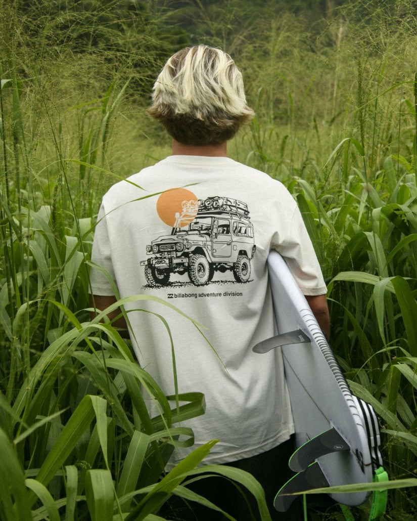 Billabong Making Tracks A/Div Tee - Off White