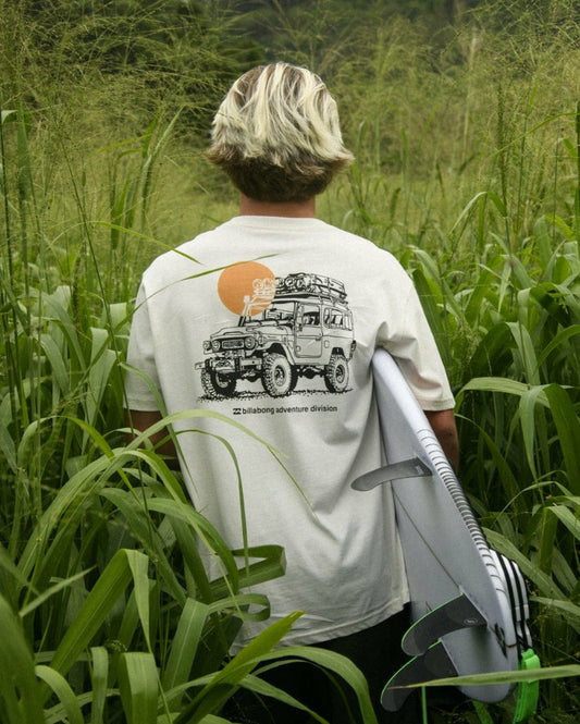 Billabong Making Tracks A/Div Tee - Off White