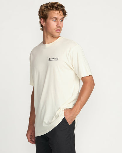 Billabong Making Tracks A/Div Tee - Off White