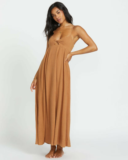 Billabong Modern Love Maxi Dress - Doeskin