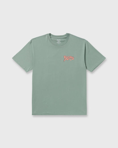 Billabong Morning Haze Regular Short Sleeve T-Shirt - Mineral Blue