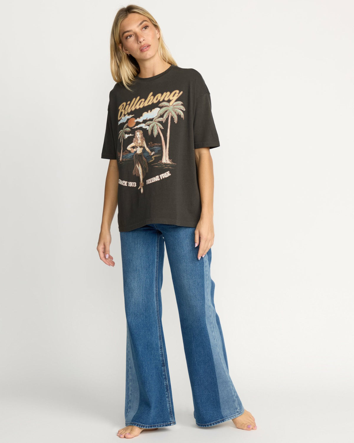 Billabong My Sunny Girl T-Shirt - Off Black