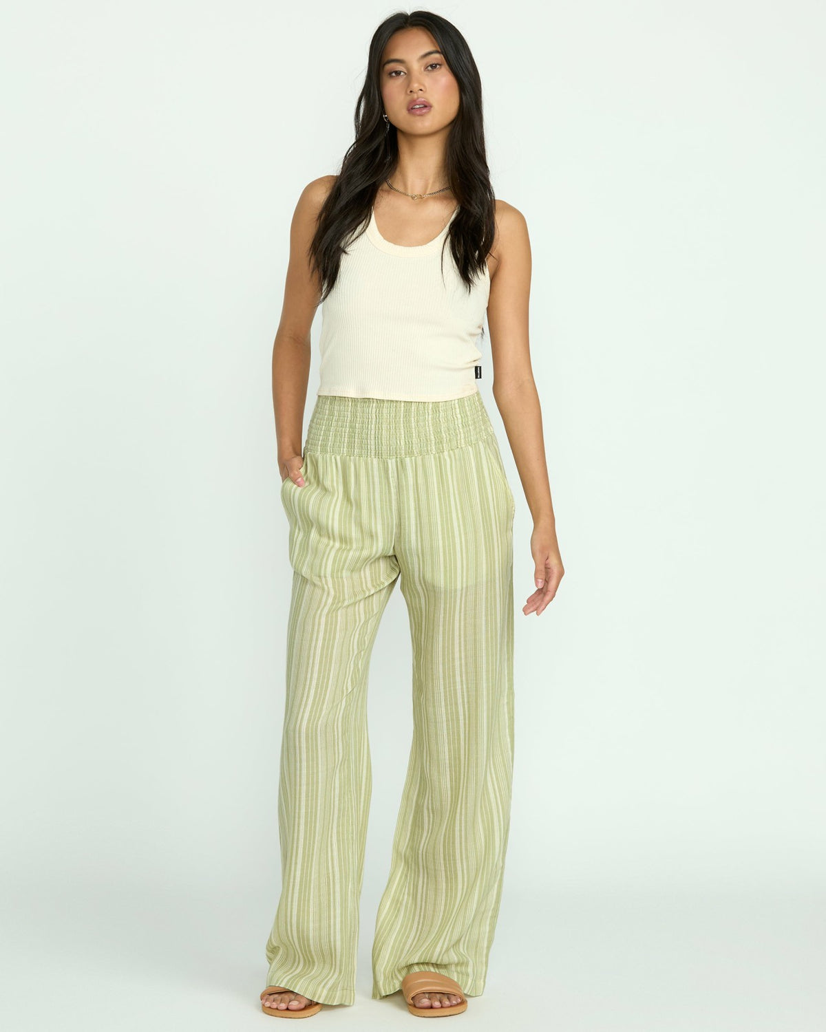 Billabong New Waves 2 Elastic Waist Pants - Avocado